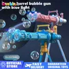 Bubble Gun Outdoor Blowing Bubble Toys Automatic Water Bubble Gun Summer Beach Toys Wedding Party Bubbles Gift For Kids Children 231226