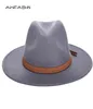 Шляпы с широкими полями 2021, осенне-зимняя шляпа от солнца для женщин и мужчин, классическая фетровая шляпа-клош из искусственной шерсти15834396