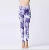Yoga outfit Nya europeiska och amerikanska tryckta byxor för kvinnor med smal passform med hög midja höftlyftningskläder elasticitet sport fi otqjp