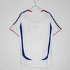 Franse clubshirts Retroshirts Vintage shirt met lange mouwen Voetbalshirt Voetbal maillot 1998 Voetbalshirt Korte mouwen 2006 Klassiek T-shirt