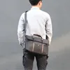 Bortkyror Vattentäta män Business Briefses Male Crossbody Shoulder Bag Nylon Laptop Messenger Väskor Simple Travel Casual Handbags XA636ZC