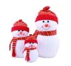 Decorations Outdoor christmas decoChritmas Small Snowman With Colorful For Chrismas Cute Christmas Scene Decorations Santa Claus Snowman Xmas