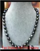 Fashion Women039S Genuine 89Mm Tahitian Black Natural Pearl Necklace 18quot Bjoa5 Hxgsf9688547