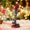 Bougeoirs de Noël, porte-cône, décoration de fête, pilier candélabre