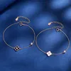 Bransoletka Bracelets Bracelets Bransoletka dla kobiet czteroletna koniczyna 2021 Modna biżuteria Wedding Prezenty1846