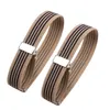 Belts Women Men Fashion Adjustable Arm Cuffs Bands For Party Wedding Clothing Accessories One Pair Elastic Armband Shirt Sleeve Holder