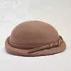 Berets 202312-xl ins chique japão inverno lã feltro graça fita formal senhora boina boné mulheres lazer pintor chapéu