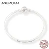 Anomokay ny 100% 925 sterling silver söt liten lejon armband armband för barn mode födelsedagspresent silver smycken lj20102184p