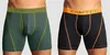 2 pacotes ExOfficio Men Underwear Mens Sport Mesh 6 "Boxer Breve Respirável Leve Secagem Rápida Homem EUA Tamanho SXXL 231225