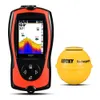 Finder glückliche Sonar Fischfinder FF11081CWLA wiederaufladbarer drahtloser Sensor 45 m Wassertiefe Echo Sound Fischerei Tragbarer Fischfinder