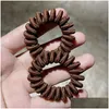 دبابيس الشعر القماشية الكورية الجنوبية فن ملزمة خط الهاتف Net Red Simple Girl Hairline Head Head Rubber Band Band Drop Droper