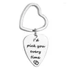 Keychains I'd Pick You Every Time Keychain Stainless Steel Guitar Picks Valentine's Gift