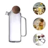 Conjuntos de louça Bule Chaleira de vidro com cortiça Cerveja Home Recipiente Jarro de água Garrafas Jarro resistente ao calor