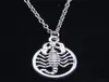 20 stks Nieuwe Mode Ketting 26x19mm schorpioen schorpioen zodiac Hangers Korte Lange Vrouwen Mannen Colar Gift Sieraden Choker 2010136587716