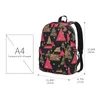 Backpack Animal Cartoon Forest Forest grande capacité Multi Pocket Travel Travel Backpacks Schoolbag For Teenage Women Sacs d'ordinateur portable Rucksack.