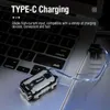 Novas Lanternas Portáteis Chaveiro Lanterna USB Recarregável Mini LED Clip-on Cap Light 8 Modos Luz de Trabalho Magnética Tocha À Prova D 'Água Mini Lanternas