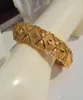 Bangle Carve 18 K Thai Baht Yellow Fine Solid GF Gold Jewelry bredare tunga armband BA209848270