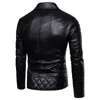 Мужская куртка из искусственной кожи, индивидуальная мотоциклетная куртка с капюшоном, большой размер, модная мужская одежда 231226