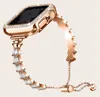 Cowry Conch Vollbohrer-Edelstahlband mit Diamant-Muschelriemen, luxuriöses Armband für Apple Watch 384041 mm 424445 mm 5649138