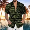 Camiseta masculina moda lazer à beira-mar praia manga curta impressa top solto camisa de verão oversized casual slim fit