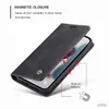 Mobiltelefonfodral Luxury Magnetic Flip Leather Wallet Case för 14 Pro Max Plus Soft Silicone Socktproof Bag Cover On For Phone 14 Plus