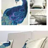 Подушка в китайском стиле, чехлы с вышивкой павлина, декоративные высококачественные легкие роскошные подушки, декор для дома, гостиной, дивана, чехла