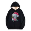 Sweatshirts jul anime tryck topp vinter varma lambool hoodie halloween kläder tanjirou hoodies