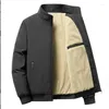 Men's Jackets Men Winter Thick Fleece Jacket Warm Bomber Coats Baseball Outwear Big Size 8XL