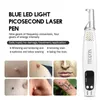Maschine Picosekunden Laser Pen tragbare Rotblau -Licht -Tattoo Tattoo Sommersprosse Maulwurf Warte Dark Spot Remover Beauty Device Tattoo Entfernung