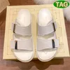 Fashion womens sandals designer sandal Hybrid Rubber Slide Coral White Black Yellow Red women slippers summer slides luxury slipper shoes EUR 35-40