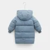 2-12y russo crianças crianças para baixo outerwear roupas de inverno adolescentes meninos meninas algodão-acolchoado parka casacos engrossar quente jaquetas longas 231226