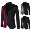 Costumes pour hommes 2023 Blazer Satin confortable mince affaires décontracté formel multicolore Options costume haut