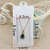 30 STKS multi kleur kartonnen sieraden pakket etalage hanger doos geschenkdoos ketting oorbel sieraden verpakking hanger261J