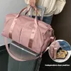 Нейлоновая сумка Weekender, регулируемая водонепроницаемая сумка для путешествий на несколько недель, дорожная сумка с несколькими карманами, сумка для багажа с коровьим принтом для отдыха и фитнеса 231226