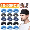 1050pcs ultrathin Sports Sweatband Breatable Extorbable Beach Hair Band Band ناعم ناعم في الهواء الطلق اليوغا 231226