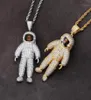 カスタムポーフレーム宇宙飛行士ペンダントメン用ネックレス