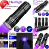 New Portable Lanterns Black Light UV Flashlight UV Light Blacklight LED Ultraviolet Urine Detector for Pet Urine Dry Stains