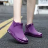 Осенние женские резиновые сапоги, резиновая обувь, женские непромокаемые ботильоны, непромокаемая обувь, весенне-осенняя женская обувь, ботильоны 231226