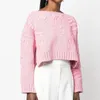 Work Dresses Fashion Pink Skirts Sets Women Elegant Pure Cotton Hand Embroidery Floral Motifs Sweater Slim Silk Rhinestones Mini Skirt 23