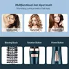 Ds Dryers 2022 New Hot Air Comb Electric Rotating Dryer Brush Straightener Curler Fast Heating Hairdryer Blow Hair Styler Care Tool