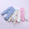 Calças com pés para bebês nascidos, meninos e meninas, leggings de cintura alta, calças infantis para dormir, pijamas para bebês, primavera e outono 231225