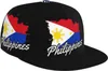 Ball Caps Filippine Bandiera Baseball Cap da baseball Men Hat Hat Regolabile Filippino Stampa Snapback Flat Bill