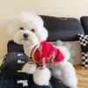 Abbigliamento per cani Maglione per animali da orso di alta qualità Teddy invernale Pullover caldo lavorato a maglia Cappotto bichon Giacca casual con bottoni XS-XL