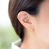 The latest elements starfish stud earrings zinc alloy silver plated stud earring for women whole2349