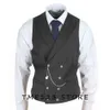 Suit Best Men's Serge Casual Business Collar Single Breasted Vest Gothic Chaleco Wang Formal Man Ambo Steampunk Male Vests