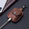 Suitable for airpods Apple wireless bluetooth headset case Convenient drop-proof leather case leather pouch with hiking buckle for on-the-go use