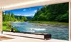 Sans joint personnalisé 3D Po papier peint Nature paysage fond fonds d'écran pour salon chambre décor peintures murales5645987