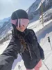 Óculos de esqui com lente magnética dupla camada polarizada esqui antiembaçante snowboard masculino óculos transparentes 231226