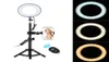 6Inch Dimble Desktop Selfie LED RING LIGHT MED TELEFONER CAMERA RINGLIGHT FÖR YOUTUBE VIDEO LIVE PO POGRAFI STUDIO2470953