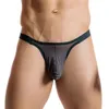 Sexy Ondergoed heren T-Back Onderbroek Thongs G-String Ijs Zijde Slips Ademend Mannelijke Lingerie Slipje Grote U bolle Pouch 231226